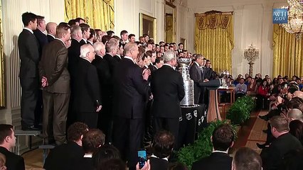 President Obama hosts the L.A. Kings and the L.A. Galaxy at the White House