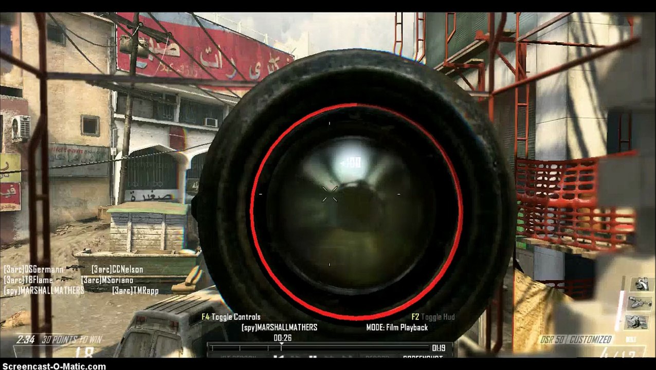 COD BLACK OPS 2 QUICKSCOPING MONTAGE