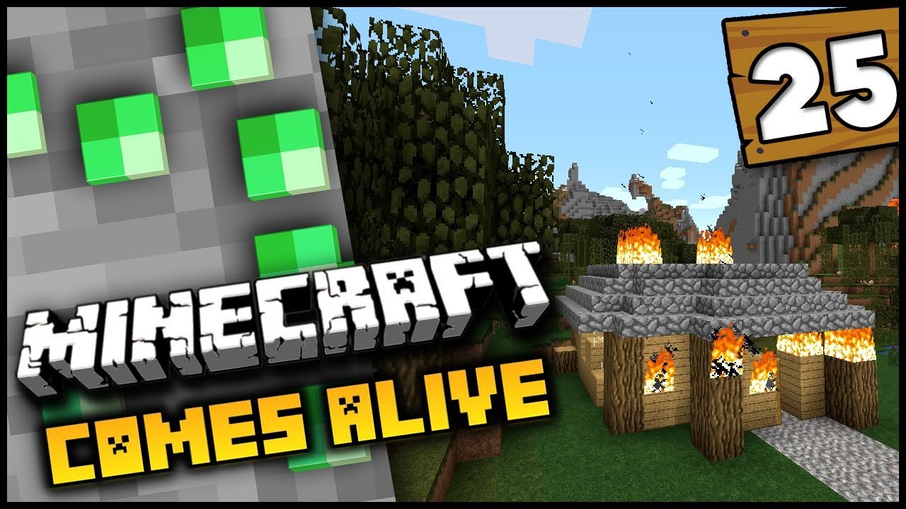 MY HOUSE IS ON FIRE! - Minecraft Comes Alive 2 - EP 25 -