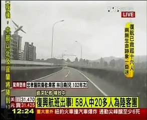 Flight GE 235: TransAsia Flight Crashes into River after collision with Highway