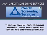 Tenant Screening Report and Business Credit Report From AAACredit.net