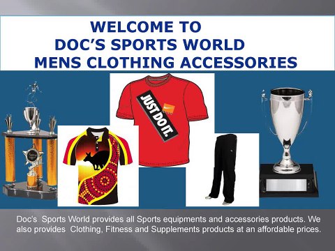 Docs Sports World Mens Clothing Accessories Biloela