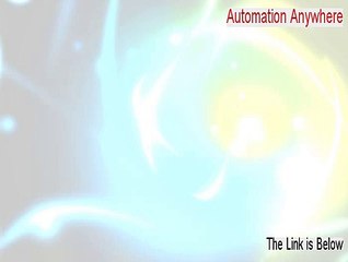 Automation Anywhere Serial - Download Here [2015]