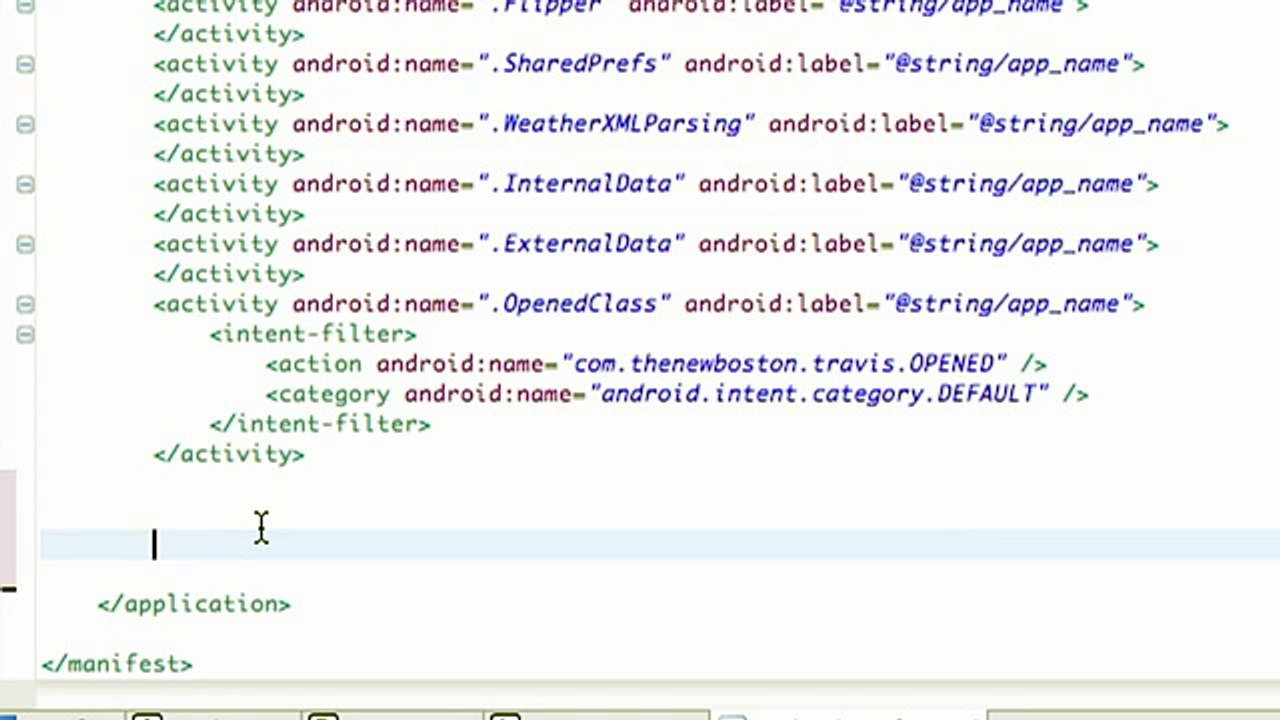 Android Application Development - 160 - Creating a Widget receiver