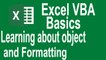 Excel VBA Programming Basics Tutorial # 6 | Introduction to Object Variables and Formatting