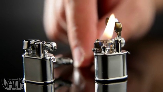Chrome Lighter Cufflinks