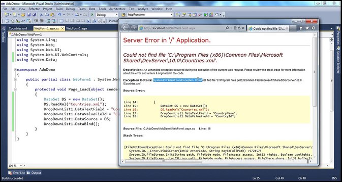 Active-Server-Pages-Binding-an-aspnet-dropdownlist-with-an-XML-file-Step-by-Step-Lesson-18