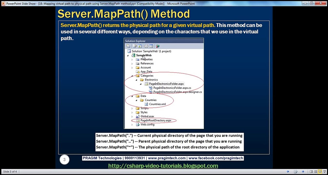 Active-Server-Pages-Mapping-virtual-path-to-physical-path-using-Server-MapPath-method-Step-by-Step-Lesson-19