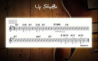 Blues Up Shuffle Jam Track In Various Keys - Guitar Backing Track
