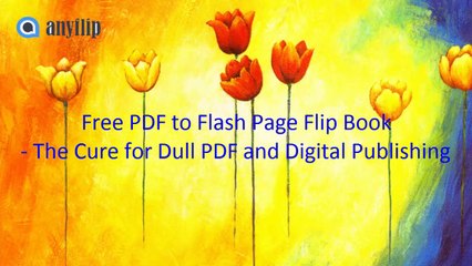 Convert PDF to flash page flip book in minutes