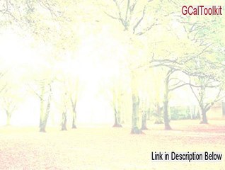 GCalToolkit Serial - Free of Risk Download 2015