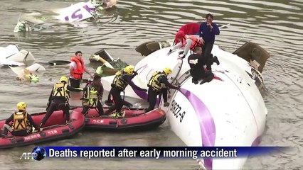 Deaths reported in Taiwan passenger flight crash