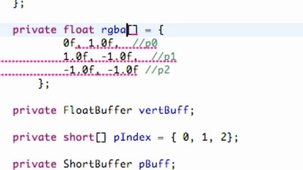 Android Application Development - 183 - OpenGL Vertex Color Buffer