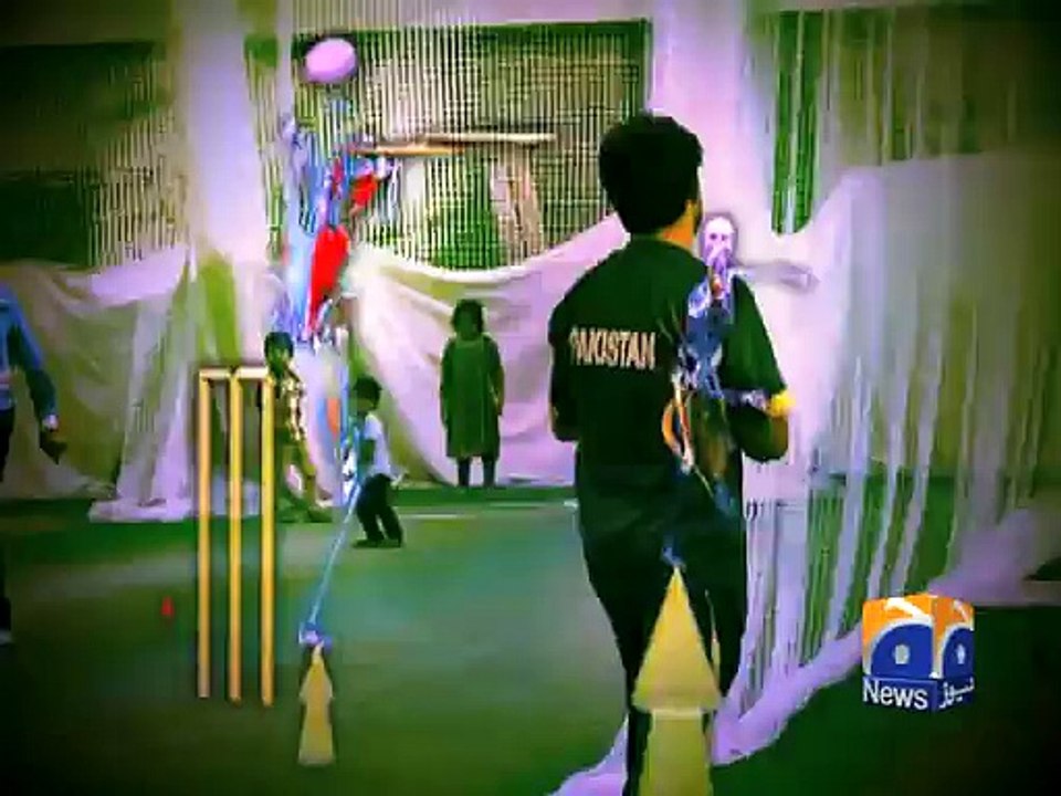 Saeed Ajmal Bowling Action Test-04 Feb 2015