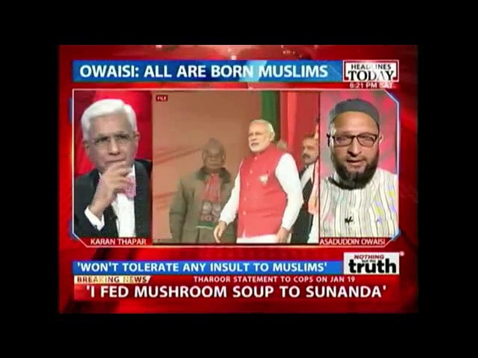 Asaduddin Owaisi Excellent Response on his Controversial Remarks against Narendra Modi