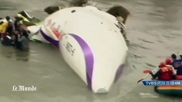 Taipei, accident d'avion : les secours s'activent