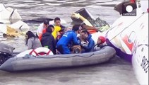 Taiwan: Avião despenha-se sobre o rio de Taipé