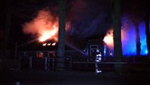 Beelden: Opnieuw brand bij woonboerderij Vlagtwedde - RTV Noord