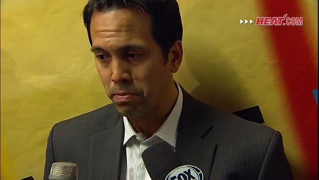 Erik Spoelstra Postgame Interview Heat vs Celtics February 01, 2015 NBA 2014-15 Season