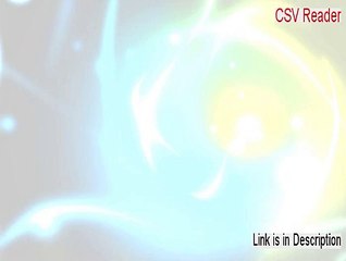CSV Reader Full Download [Download Now]