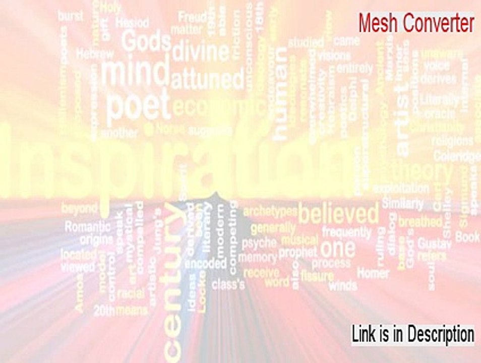 Mesh Converter Full Download [Download Here 2015]