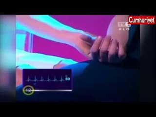 Canlı yayında kalbini durdurdu