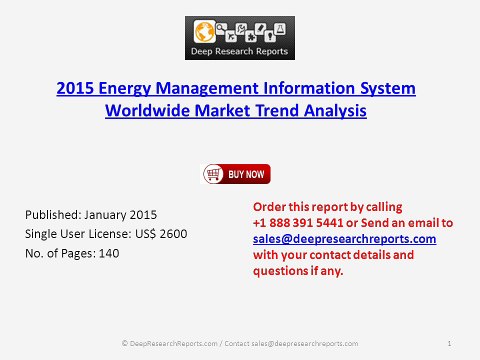 Global (US, Europe, Asia) Energy Management Information System Market Trend, Research Report