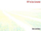 RTF to Doc Converter Crack [rtf to doc converter freeware]