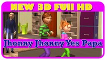 Johny Johny Yes Papa 3D Nursery Rhyme HD Animation Rhymes | Songs for Children