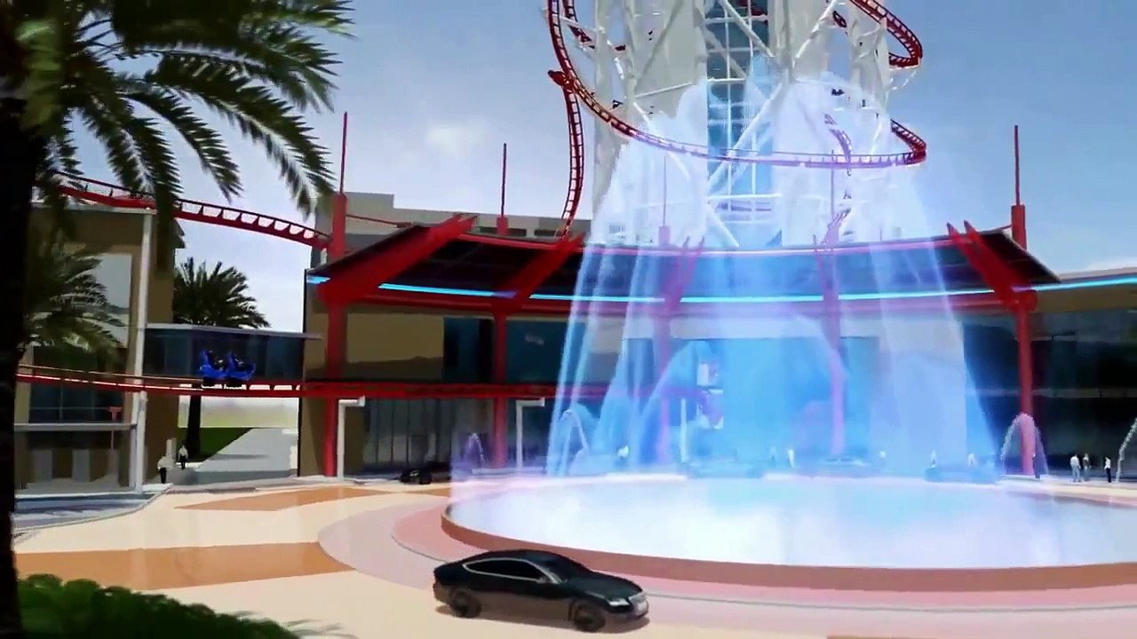 SKYSCRAPER Polercoaster / La plus grande montagne russe du monde POV - Roller Coaster Trip