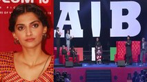 Sonam Kapoor MIFFED With AIB Knockout Question
