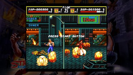 Streets of Rage - Bare Knuckle - Intros Euro, Us et Jap - Xbox 360