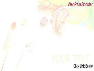WebPassBooster Cracked - Instant Download (2015)