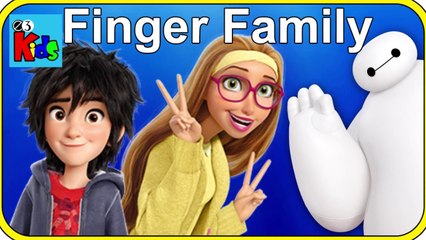 Finger Family Song BIG HERO Nursery Rhymes for Children dady finger Song