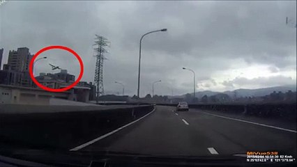 Unbelievable Footage Of Plane Crash In Taiwan Caught On Dashcams