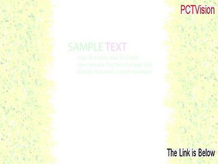 PCTVision Serial - Download Here 2015
