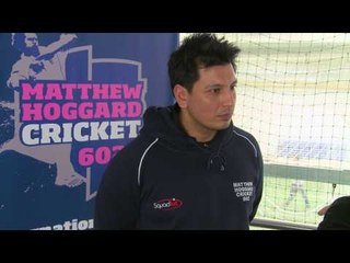 Don Bhagawati at launch of Matthew Hoggard Cricket