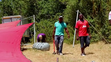 Tentickle Stretch Tents – Festival Tent Setup