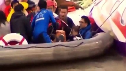 Rescatan a bebé de los restos del avión siniestrado en Taiwán