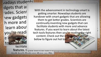 Top Technology Tools for Students in 2015