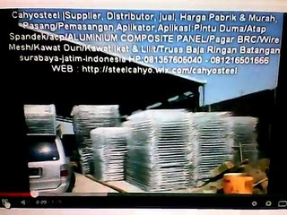 Cahyosteel|Supplier,distributor,jual,pemasangan:Pintu Duma/Atap Spandek/ACP/Atap Rooftop/Pagar BRC/Kawat Duri/Wire Mesh/Truss Baja Ringan Batangan/Kawat Ikat & Lilit  Surabaya Hp:081357605040-081216501666 WEB : http://steelcahyo.wix.com/cahyosteel