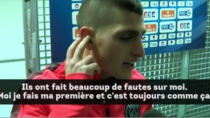 La réponse de Verratti à Laurent Blanc (Lille-PSG 03/02/15)