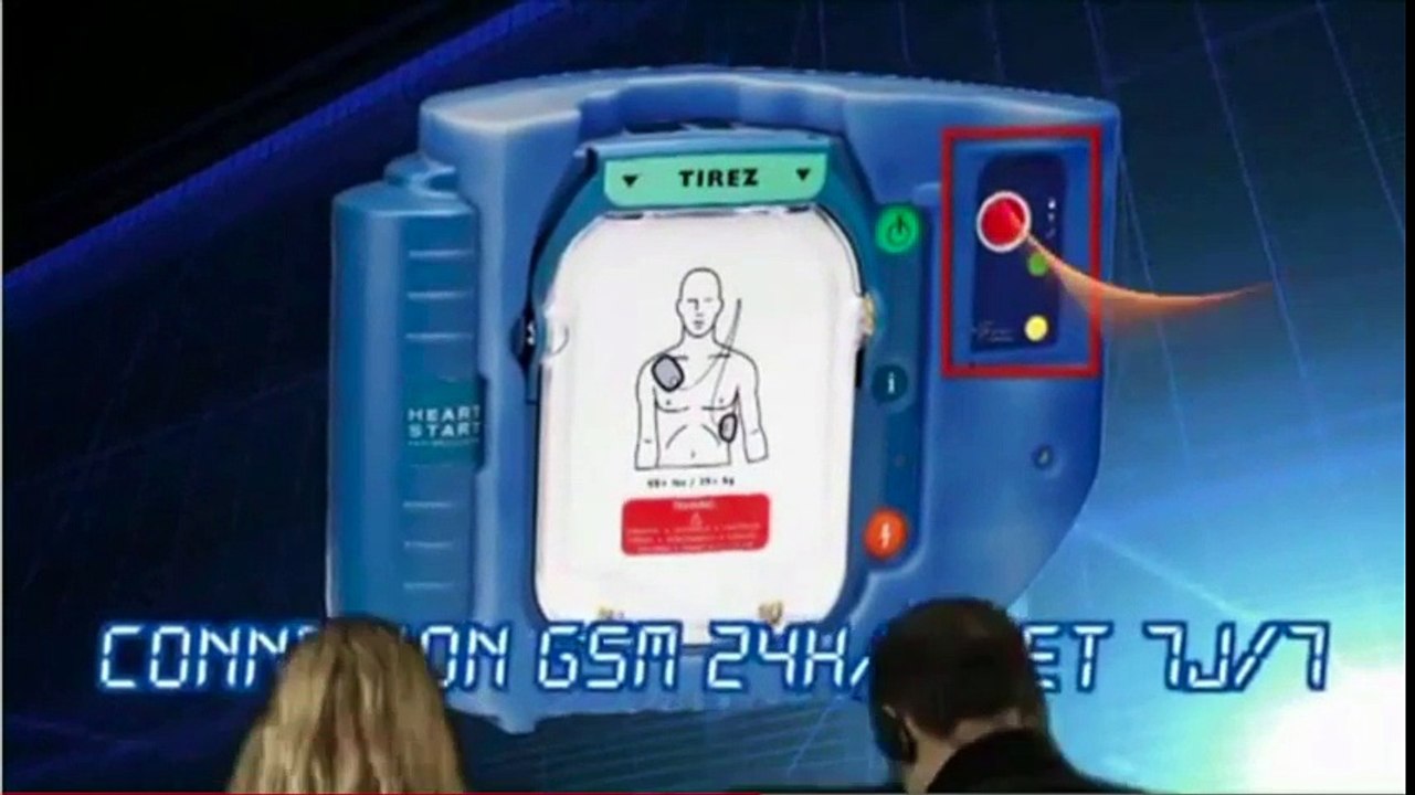 Défibrillateur connecté