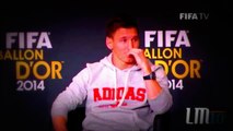 REPLAY: Messi, Ronaldo and Neuer talk FIFA Ballon d'Or 2014