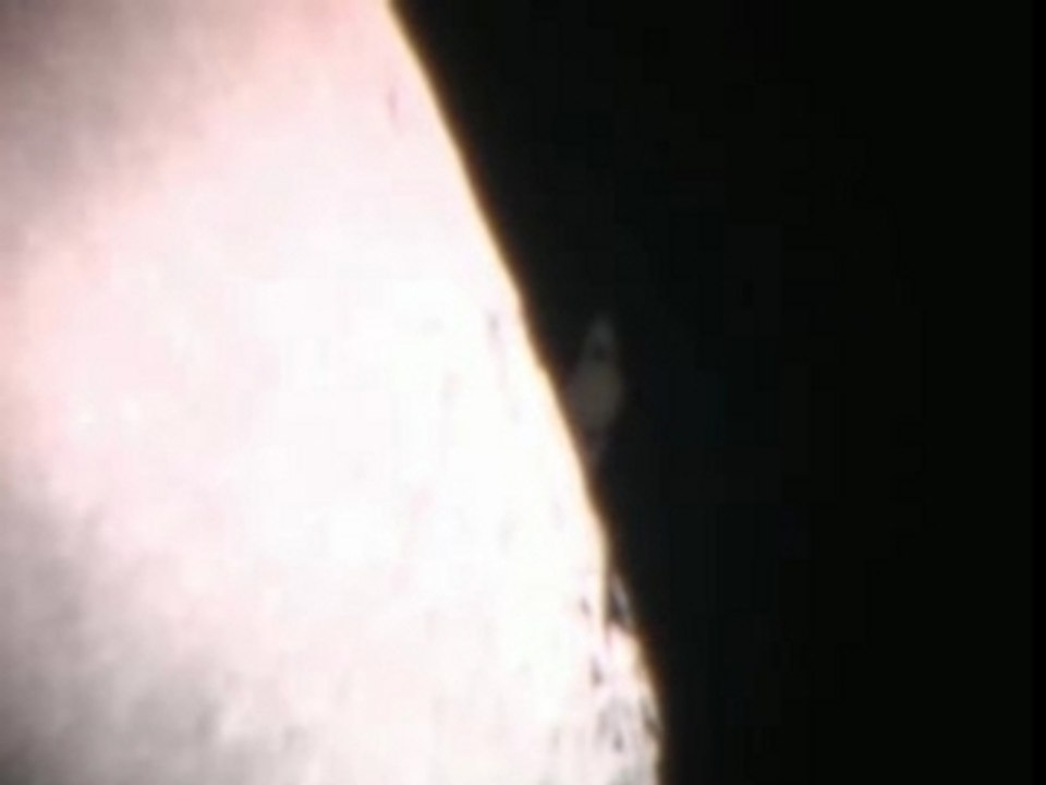 Occultation de Saturne par la lune.