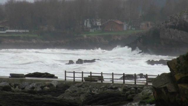 4 Febrero. Temporal en Candás, Asturias