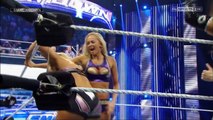 Layla and Summer Rae vs. Natalya and Rosa Mendes