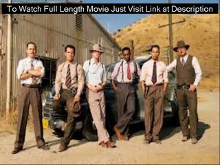 Gangster Squad Full Movie Online HD 1080p