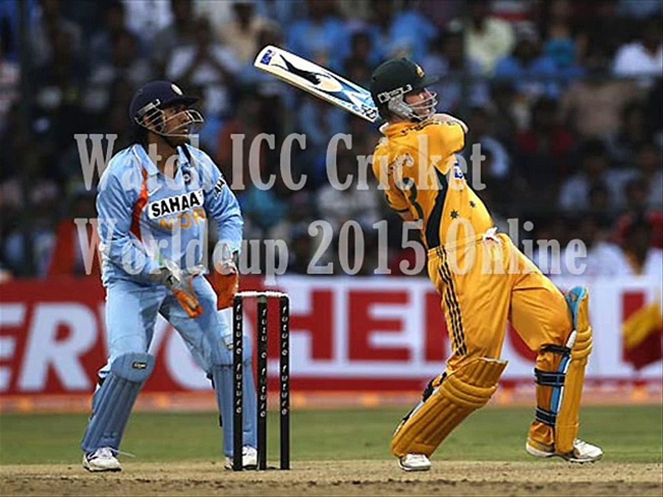 you can watch Cricket world cup 2015 online