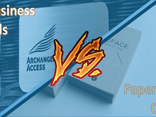 Paper Business Cards Vs Metal Business Cards